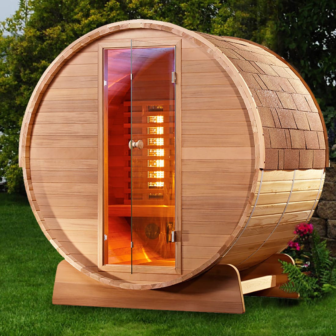 Infrared outdoor sauna model Seattle NordKap Living