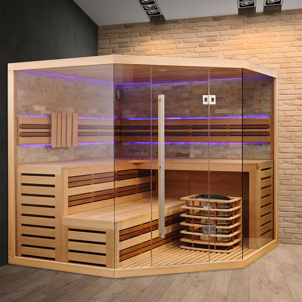 Luxury sauna model Zurich for 56 people NordKap Living
