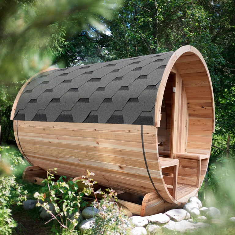 Outdoor sauna for 6 people Ontario Nordkap Living