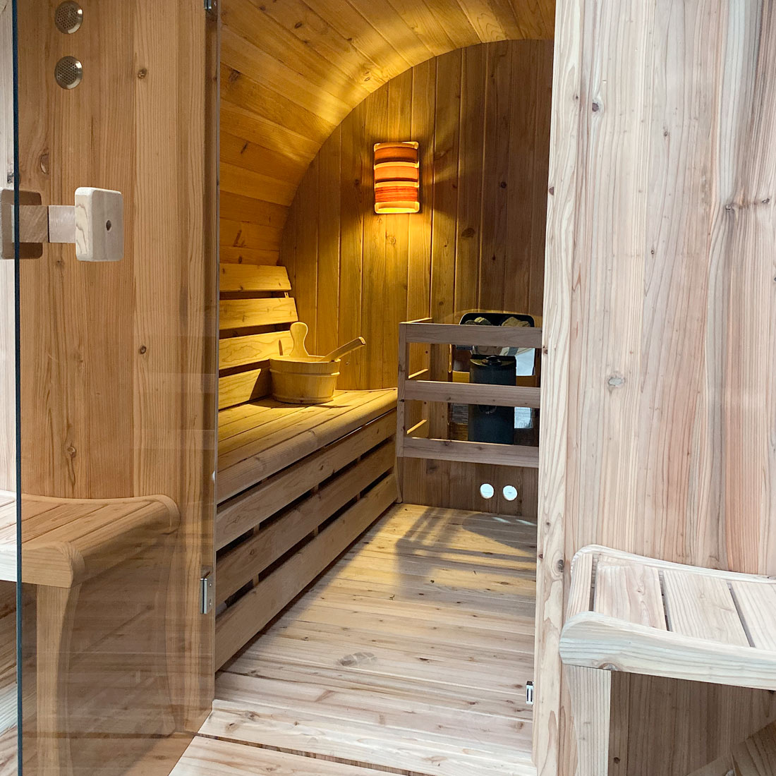 Atlanta outdoor sauna Nordkap Living