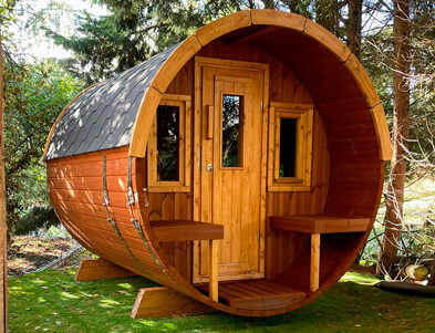 Large outdoor sauna