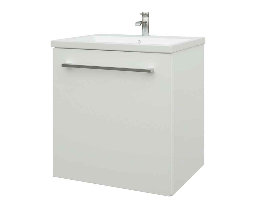 Scandic bathroom furniture, 1 door, 51 cm, white - Image 3