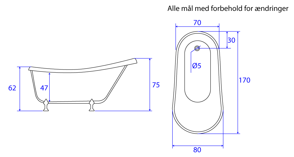 Margrethe bathtub - Picture 5