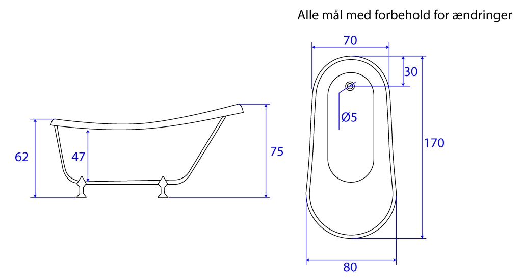 Margrethe bathtub - Picture 5