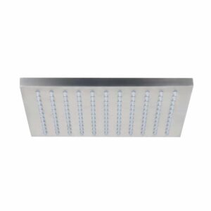 5601_Rainbow shower head, square, 20 x 20 cm, brushed steel