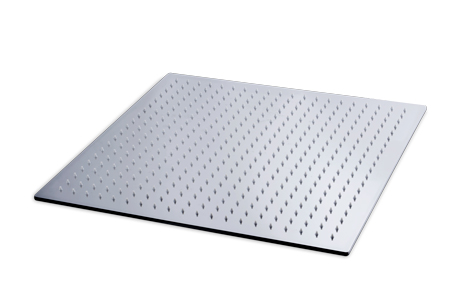 5605_Rainbow brusehoved, firkantet, 40 x 40 cm, poleret