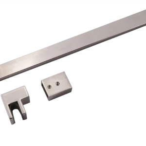 Varilla de soporte de 10x20 mm, longitud 1000 mm, cepillada