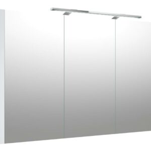 Clara spejlskab 110x65 med eludtag og LED lys 8423 - 1