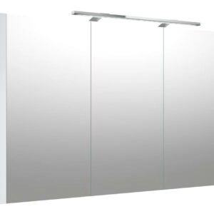 Clara mirror cabinet 110x65 with electrical outlet and LED light 8423 - 1