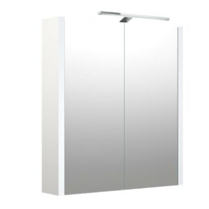 Clara spejlskab 60x65 med eludtag og LED lys 5485 1