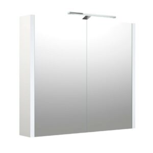 Clara spejlskab 75x65 med eludtag og LED lys 5488