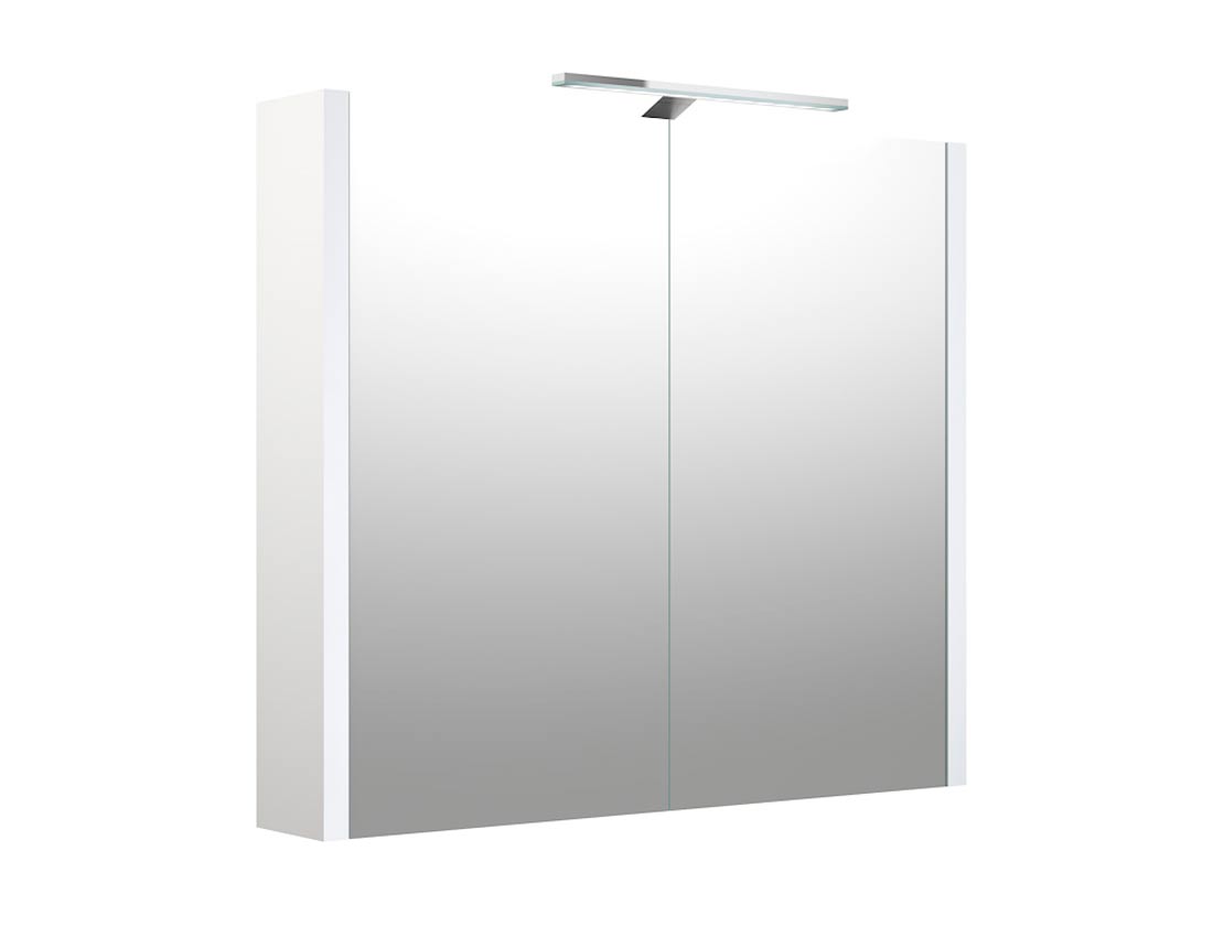 Clara spejlskab 75x65 med eludtag og LED lys 5488