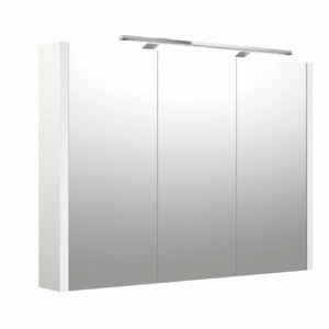 Clara mirror cabinet 90x65 with electrical outlet and LED light 5491 1