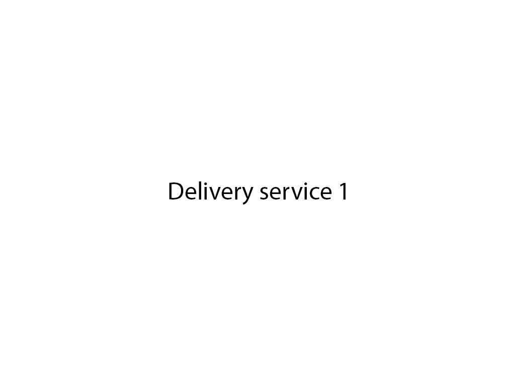 Udkørende service 1