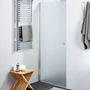 Classic Square Swinging Door 90X200cm Frosted Left