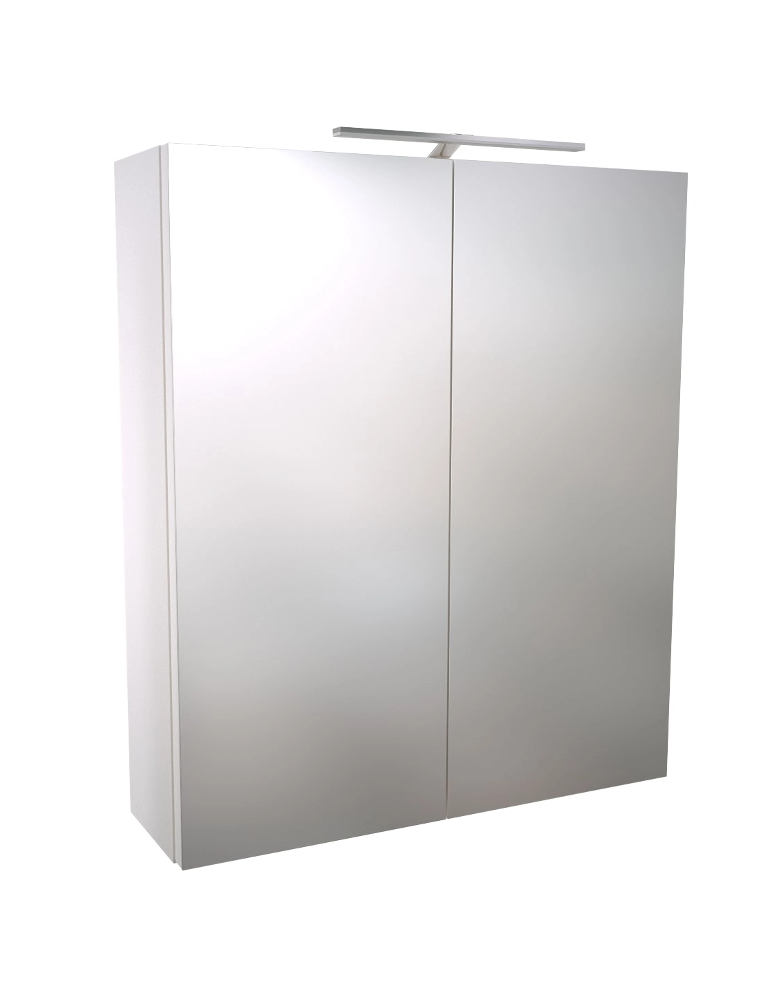 Scandic mirror cabinet 70x60 with electrical outlet and LED light 5453