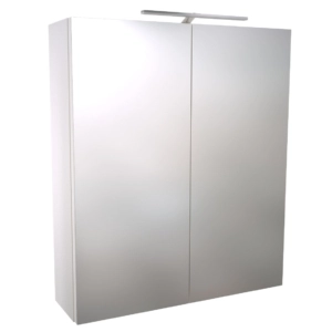 Scandic mirror cabinet 80x70 with electrical outlet and LED light 5457