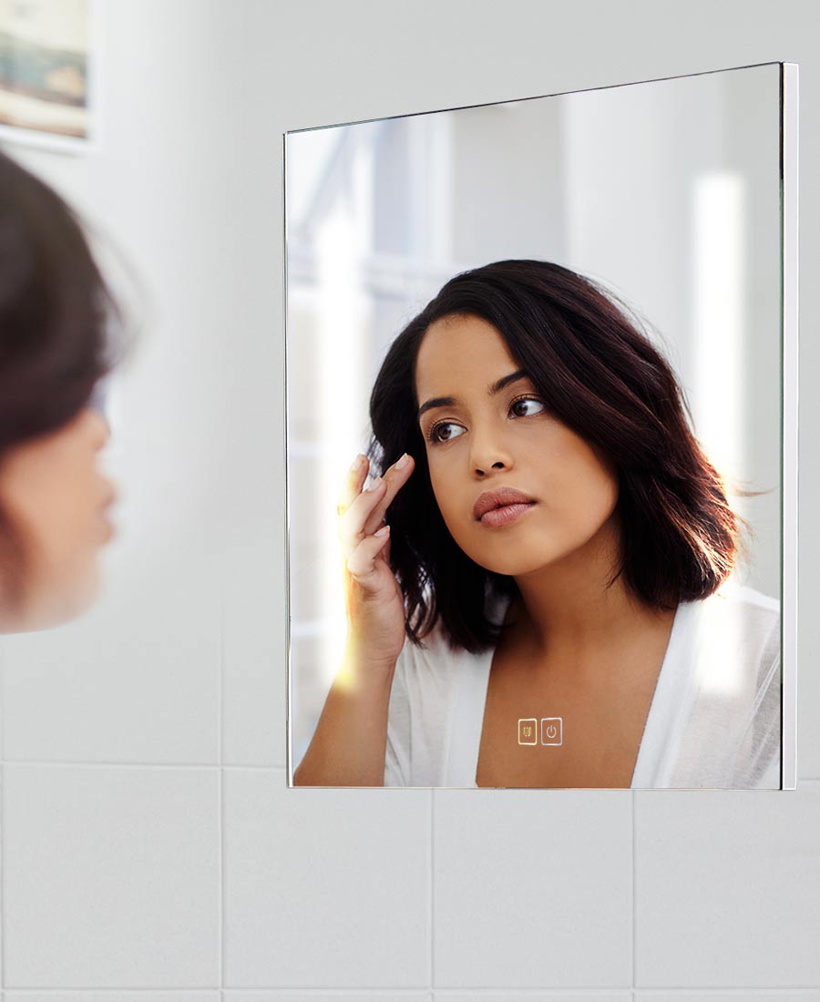 Slimline antidug spejl 60x60 5436