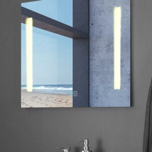 Slimline antidug spejl 80x60