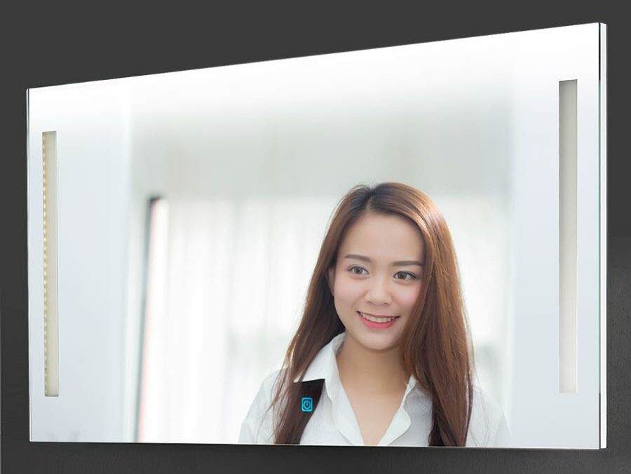 Slimline spejl 120x70 med LED