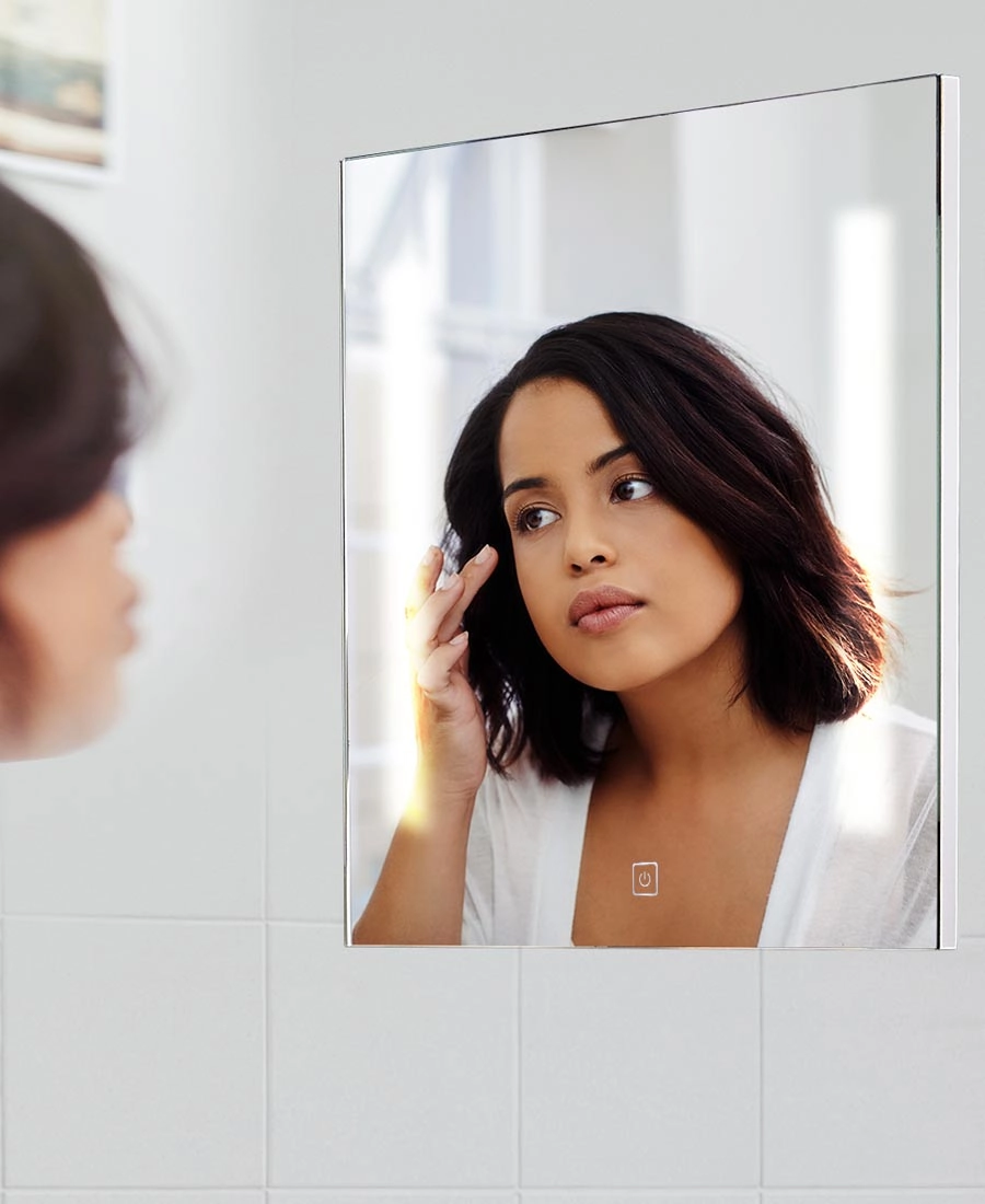 Slimline mirror 60x60