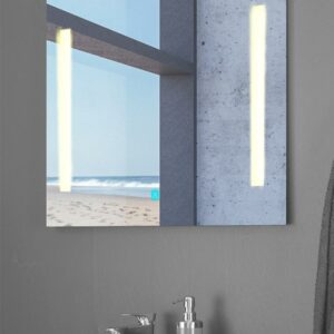 Slimline spejl 80x60 med LED 1