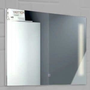 Slimline spejl 90x70 med LED