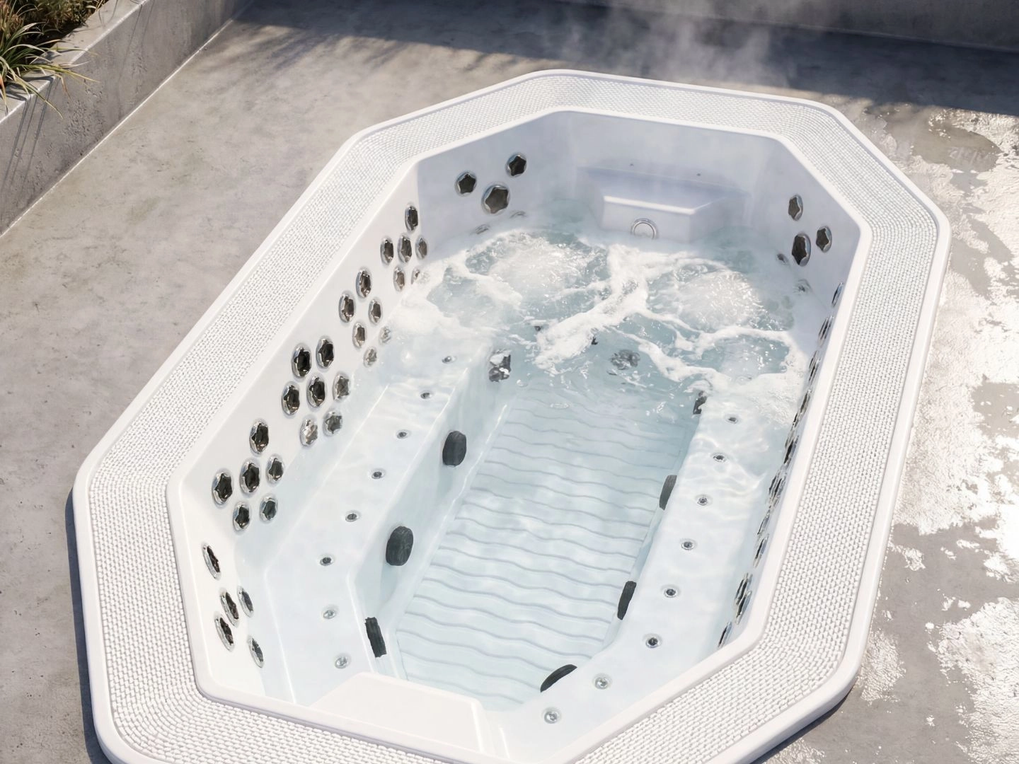Lagoon outdoor spa for public use - Picture 2