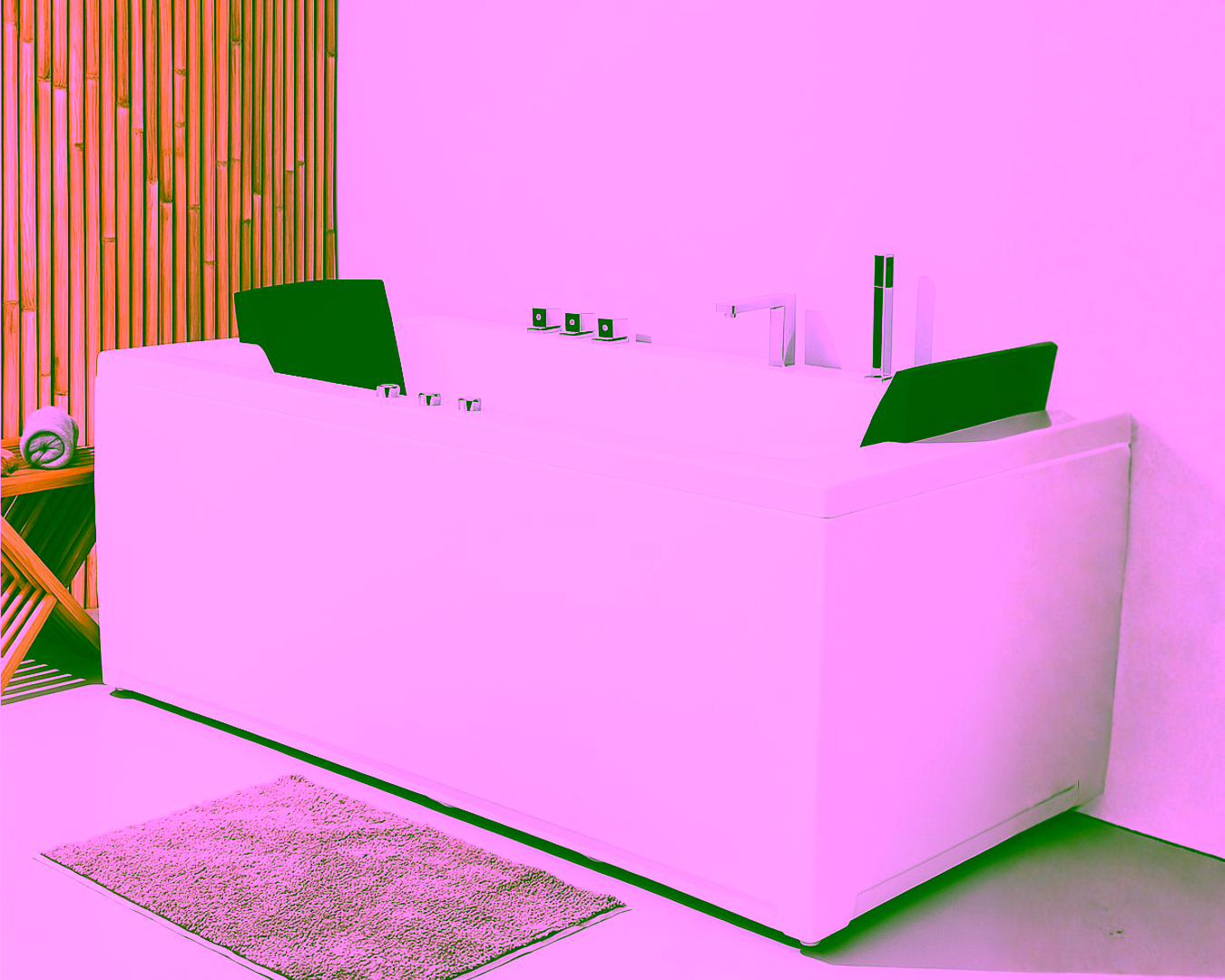 Spa romántico, 182 cm - Imagen 2