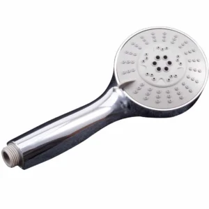 Håndbruser rund, Ø 10 cm, 5 funktioner, krom
