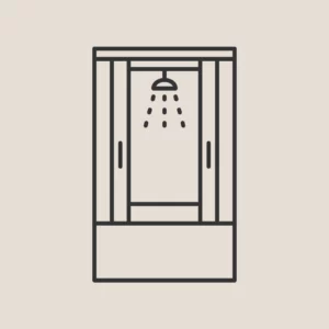 Installation of shower cabin