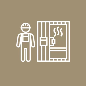 Instalación de una pequeña sauna interior