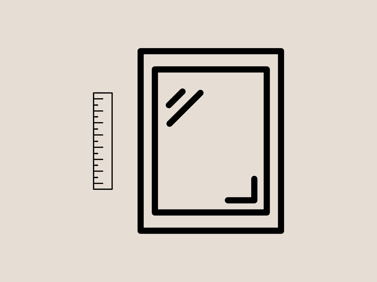 Opmåling til specialglasløsning