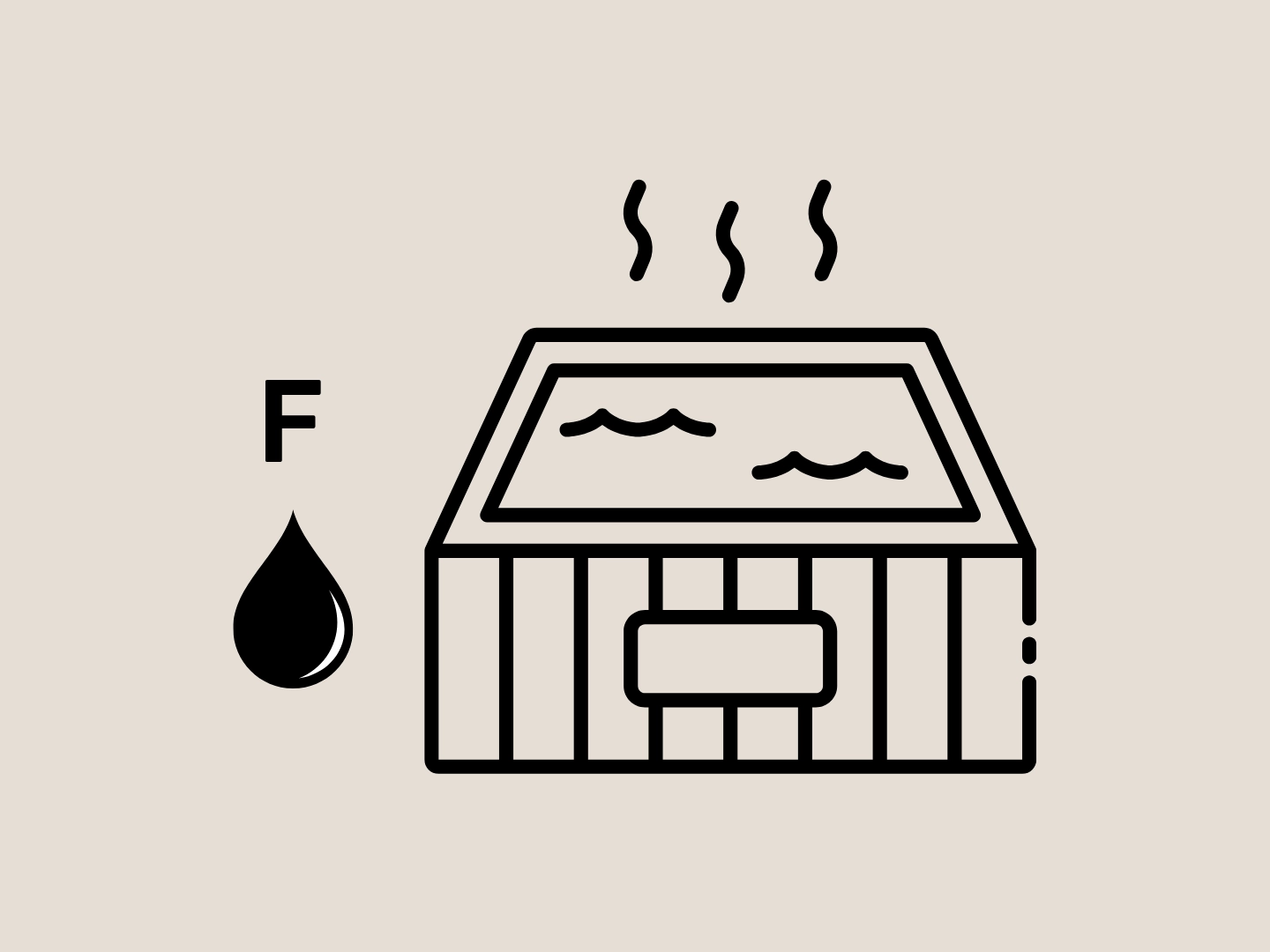 Opstart af udespa med ferskvand