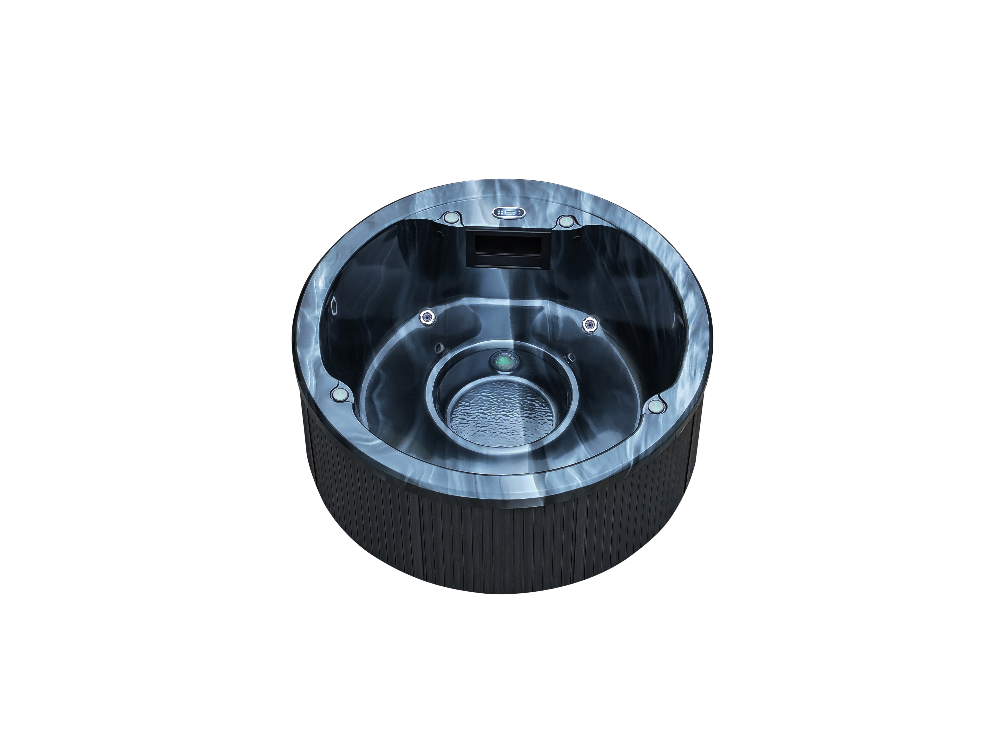 Jomsborg Vildmarksbad marmoreret hvid - Billede 2