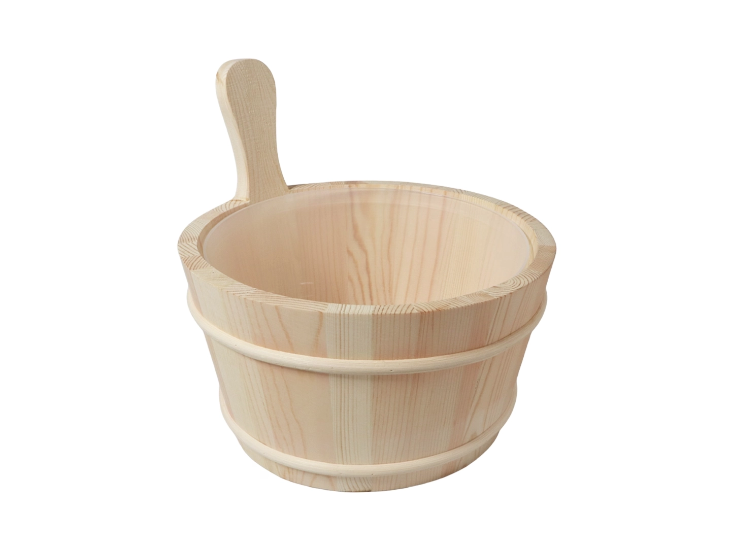 Cubo de sauna con inserto