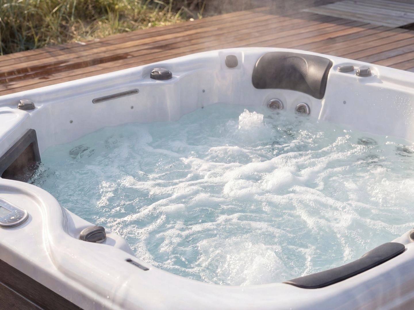 Black Pearl outdoor spa – white - Image 4