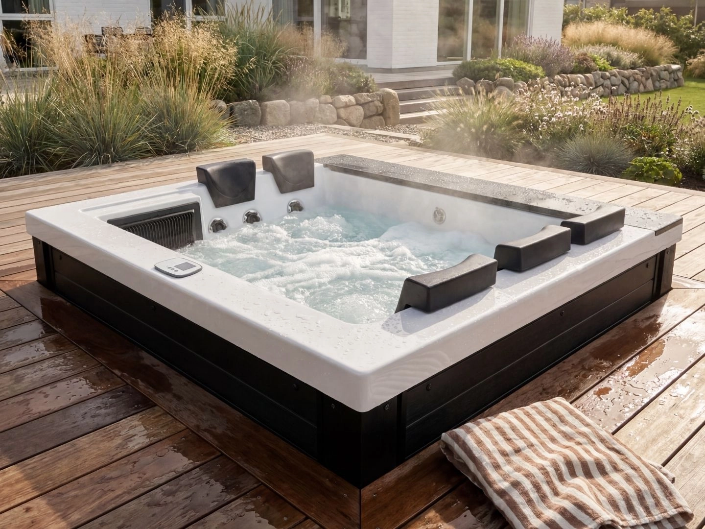 Elegant outdoor spa - Picture 3