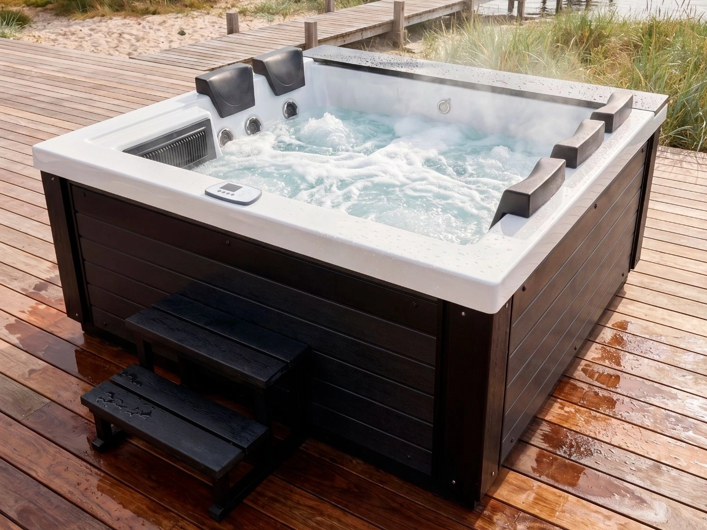 Elegant outdoor spa - Picture 2