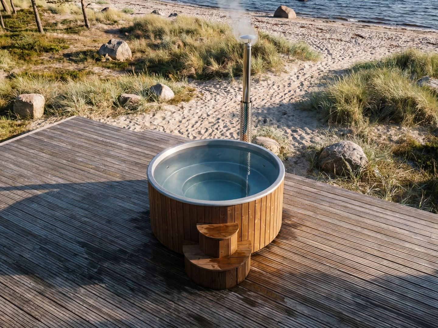 Baño en la naturaleza de Skagerrak, inserto gris - Imagen 3