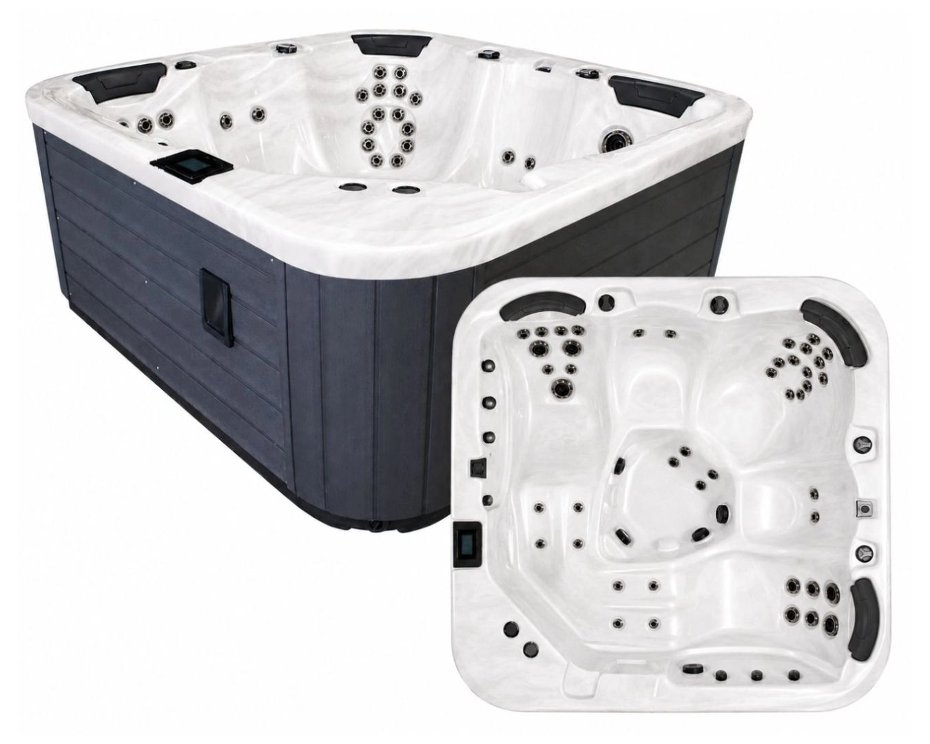 Vulcano outdoor spa – white