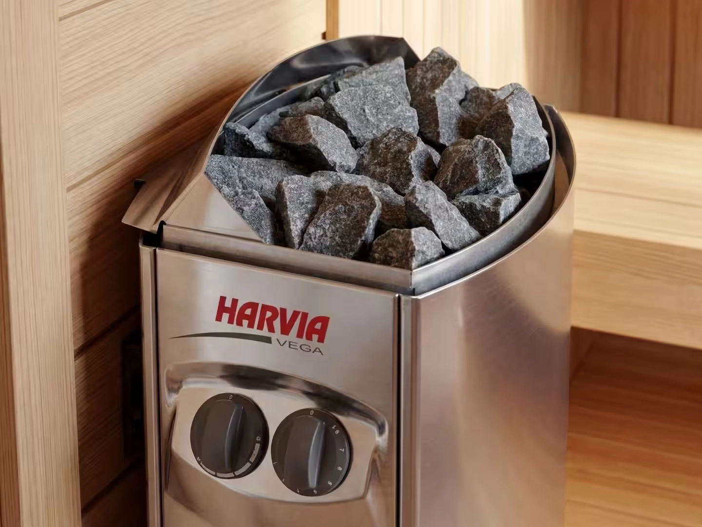Harvia Vega Steel saunaovn, 4,5 kW - Billede 3