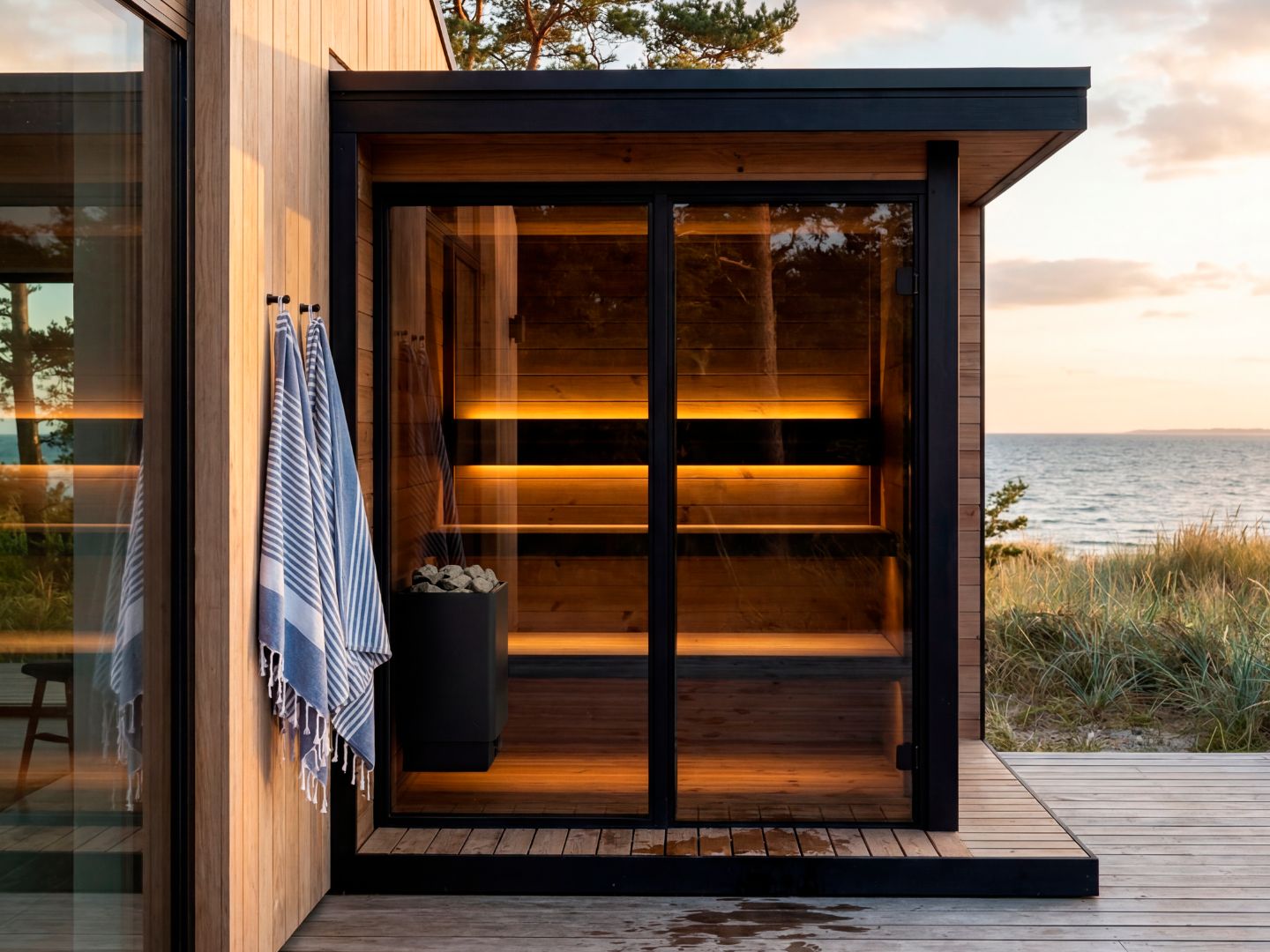 Aaland outdoor sauna_Large_sauna_spa company