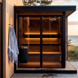 Aaland outdoor sauna_Large_sauna_spa company