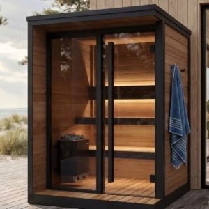 Sauna exterior_Aaland_Spa empresa