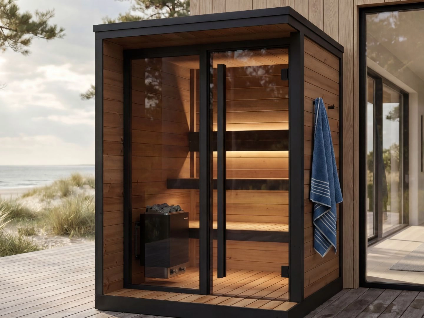 Sauna exterior_Aaland_Spa empresa