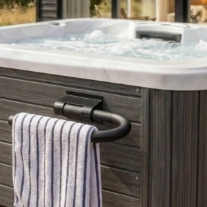 Toallero para spa al aire libre