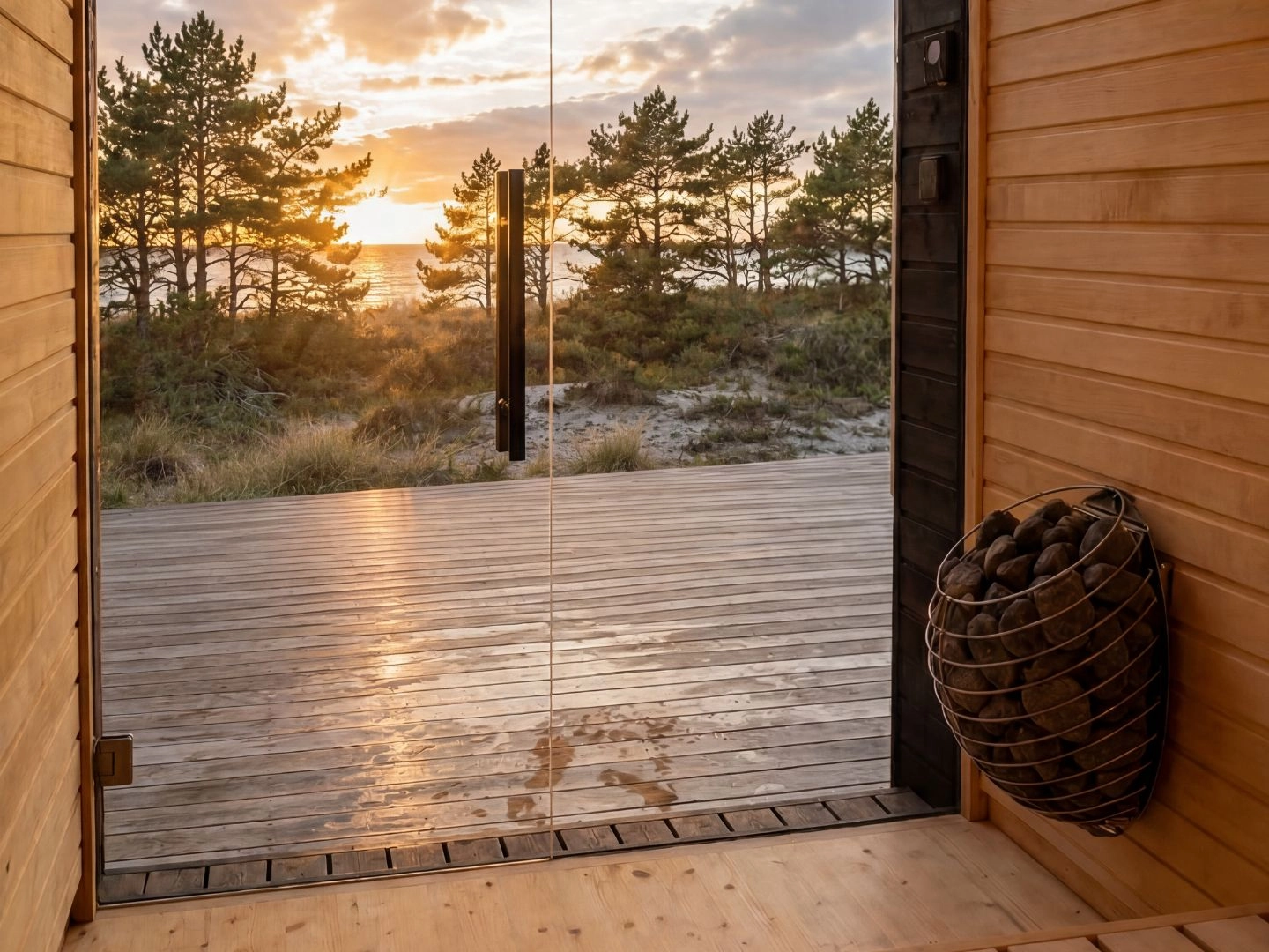 Fjord sauna_udendørs sauna_spa kompagniet