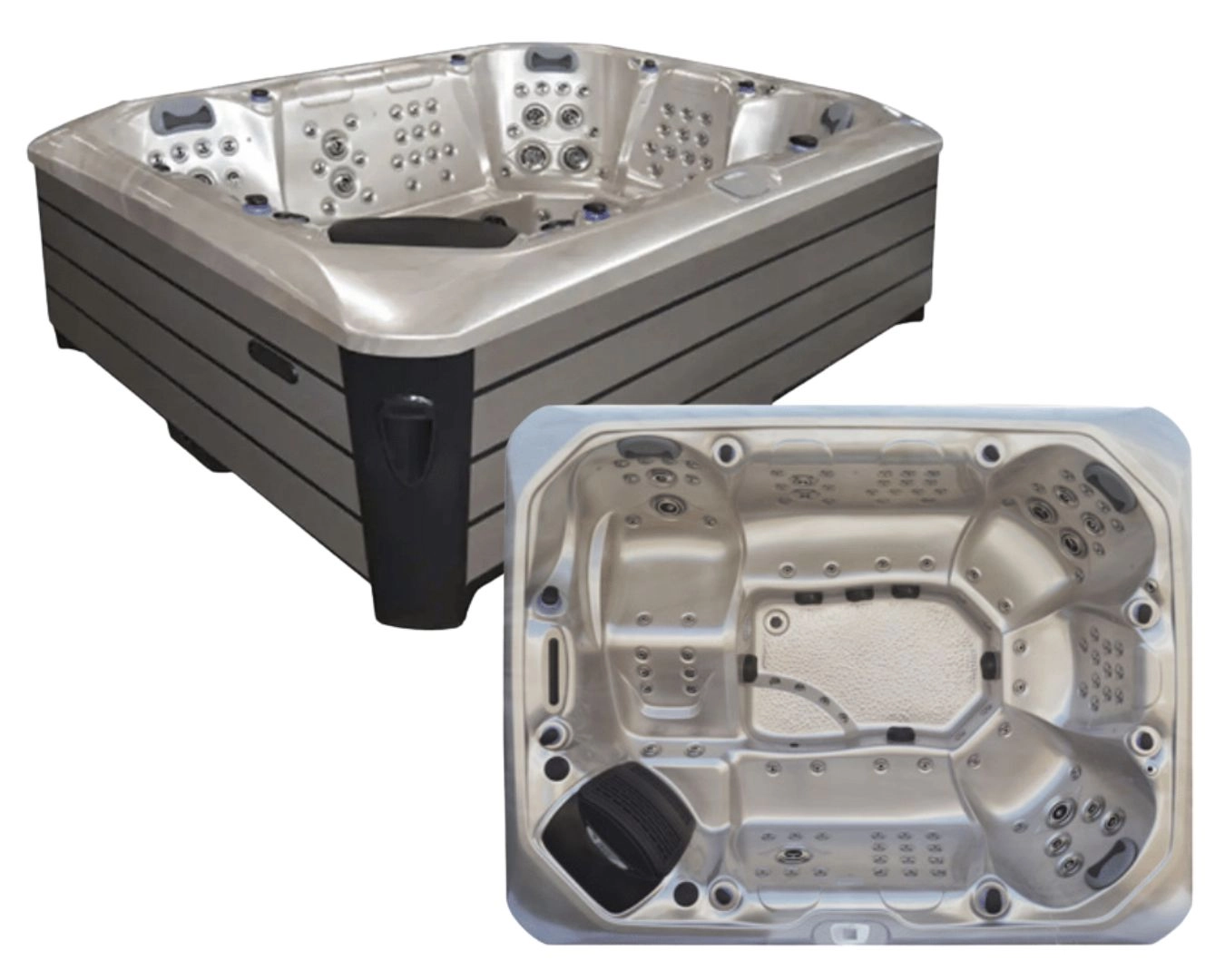 Dream outdoor spa – champagne
