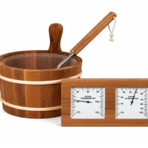Conjunto de sauna de lujo, madera de cedro